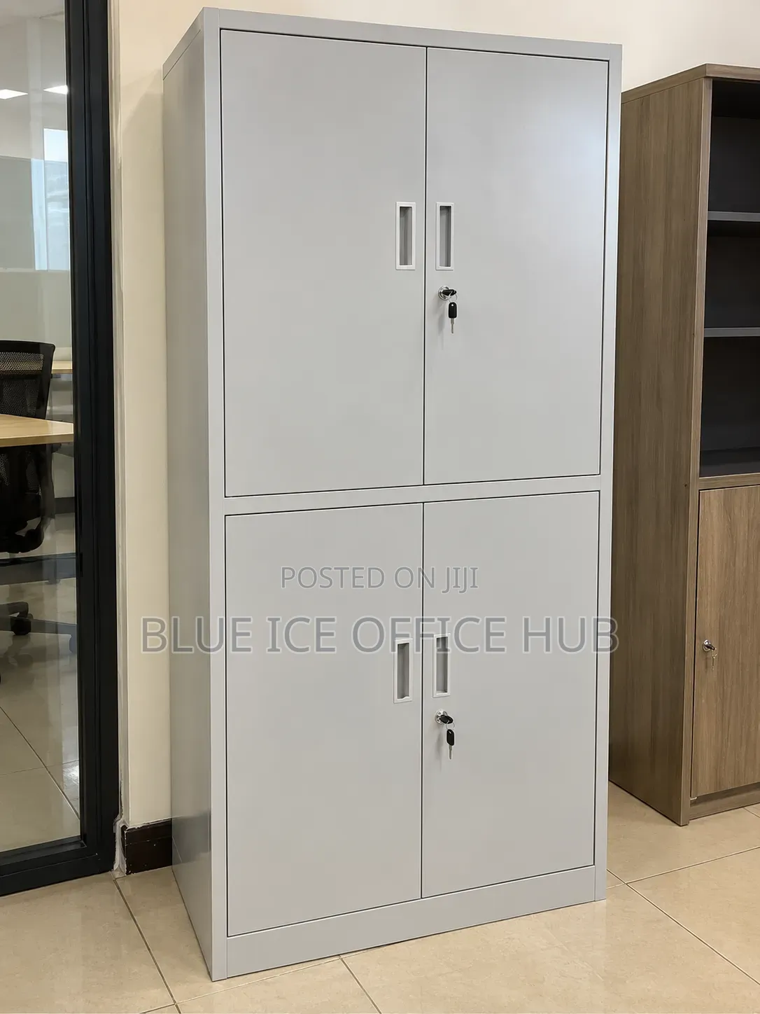 4 Door Steel Office Storage Cabinet – Lockable Document Cabinet