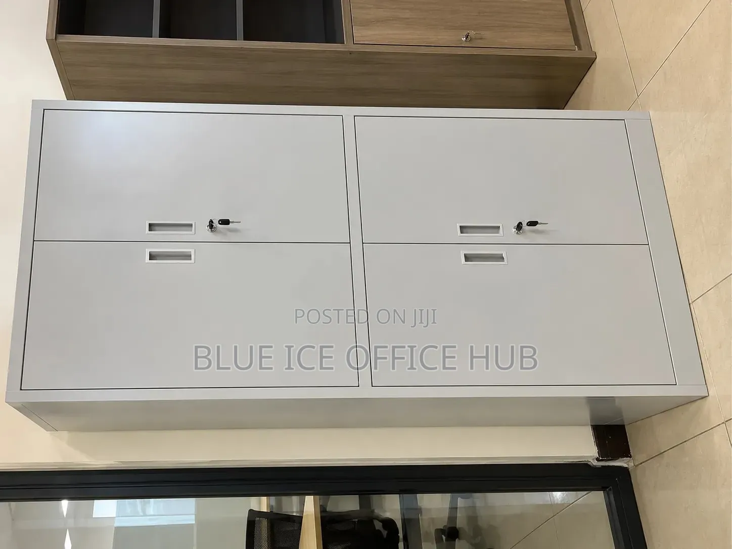 4 Door Steel Office Storage Cabinet – Lockable Document Cabinet