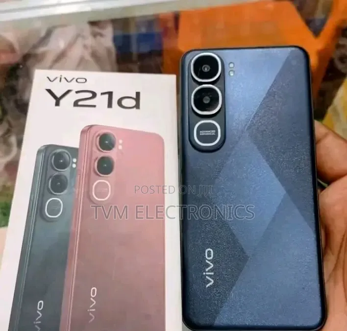 New Vivo Y21d 128 GB Black
