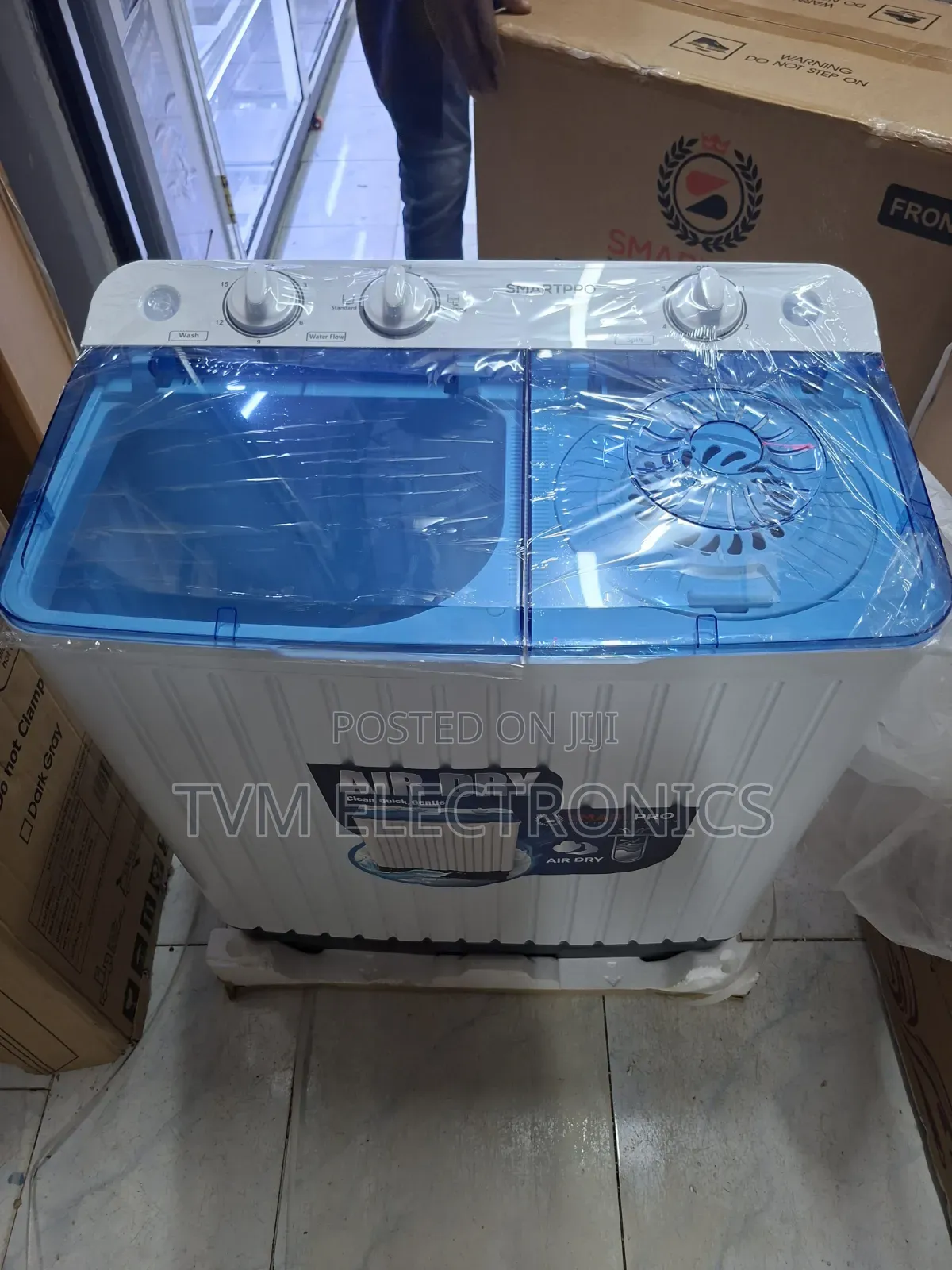 Smartpro 8kg Twin Tub Washing Machine – Wash Spin SWM-08tt