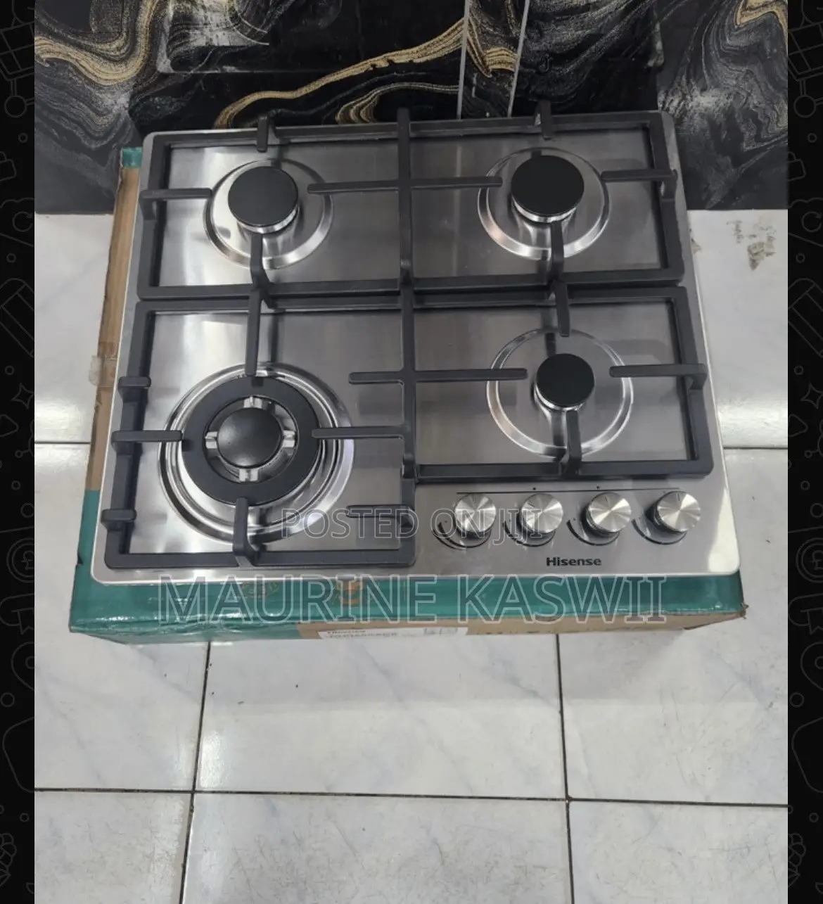 Hisense 4gas Hob Inbuilt 60cm 60gagr