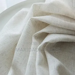 White and Cream Very Heavy Quality Curtain Sheers for Living Room