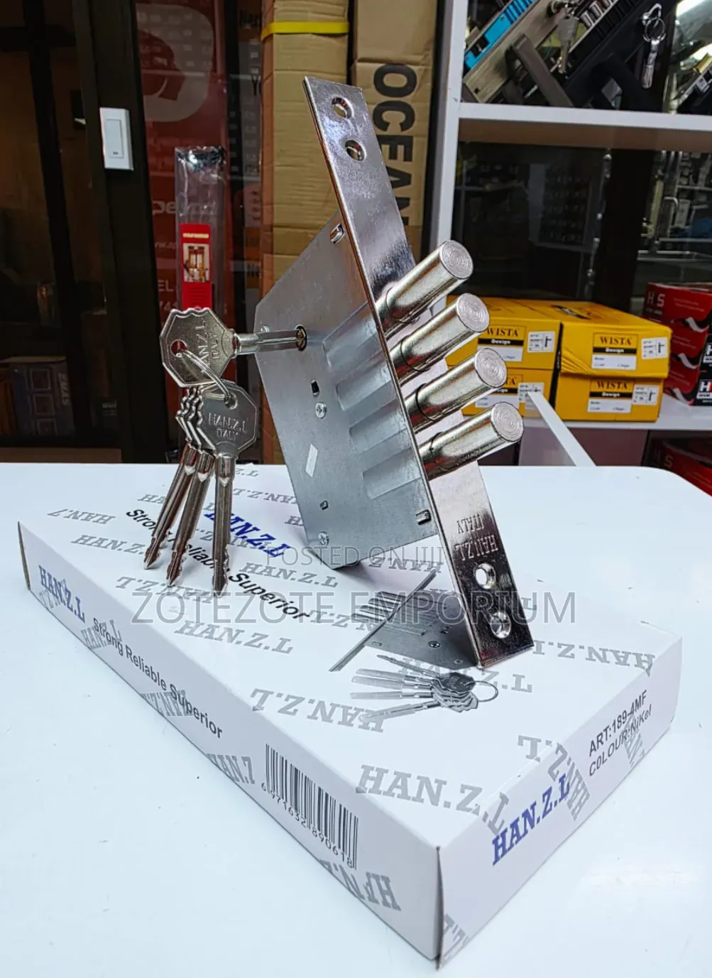 Hanzl 4 Pin Steel Gate Deadlock