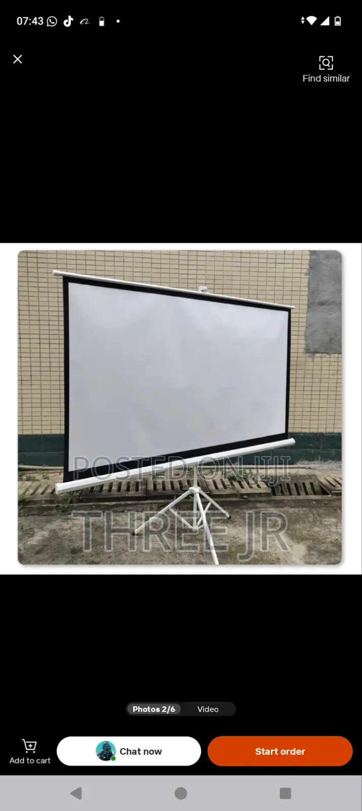 Nice Tripod Projection Available for Sale