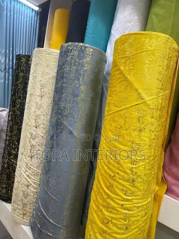 Velvet Curtains Inclusive of Stitching and Rings Per Linear Metre