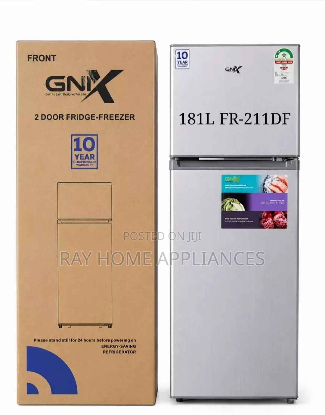 181 Litres GNIX FR-211DF Double Door Refrigerator
