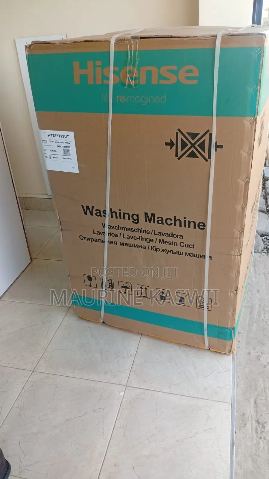 Hisense 17kg Top Load Single Tub Commercial Washer-Wt3t1723ut