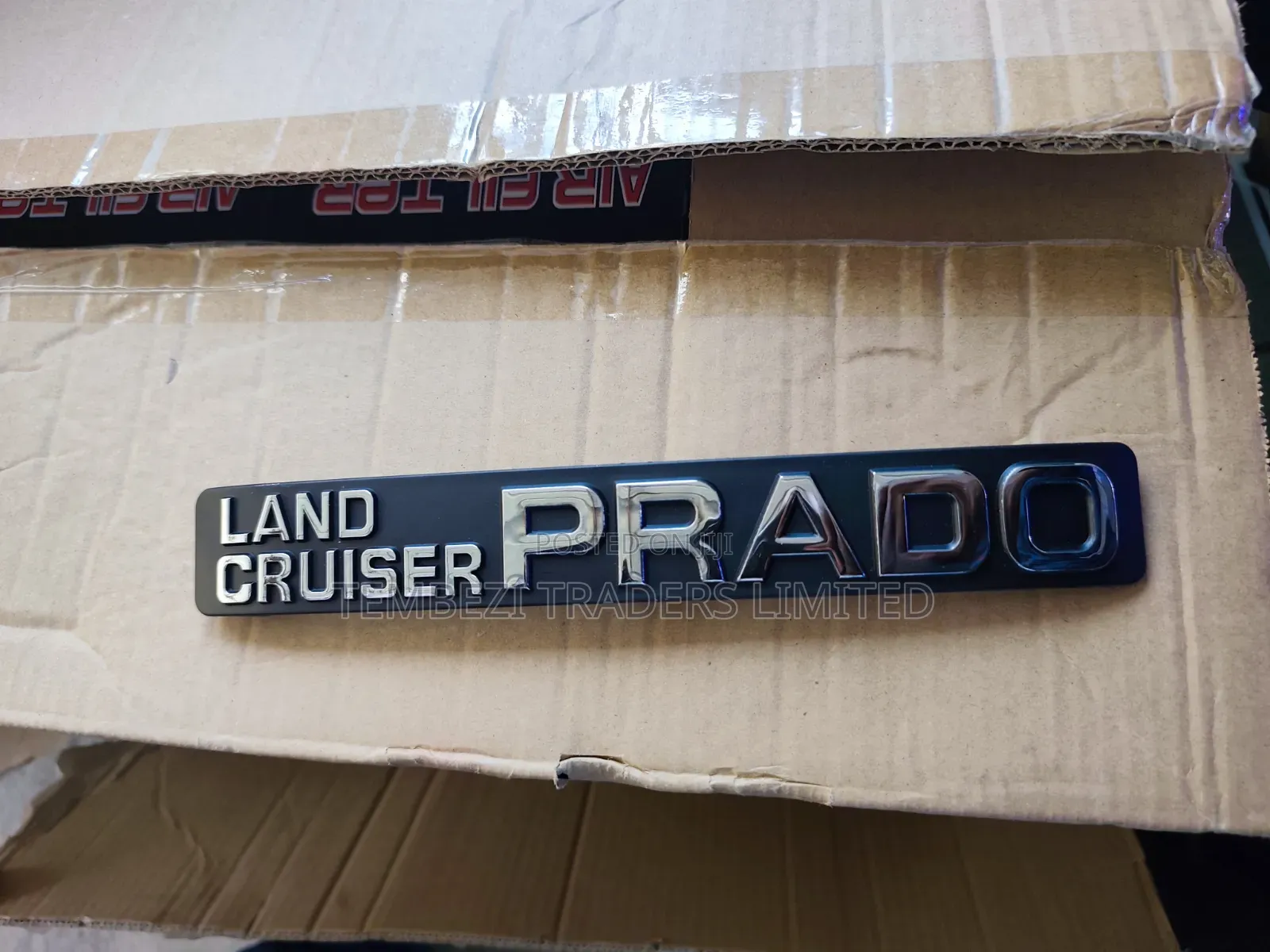 Toyota Land Cruiser Prado 150 Rear Trunk Badge / Number Plate Trim