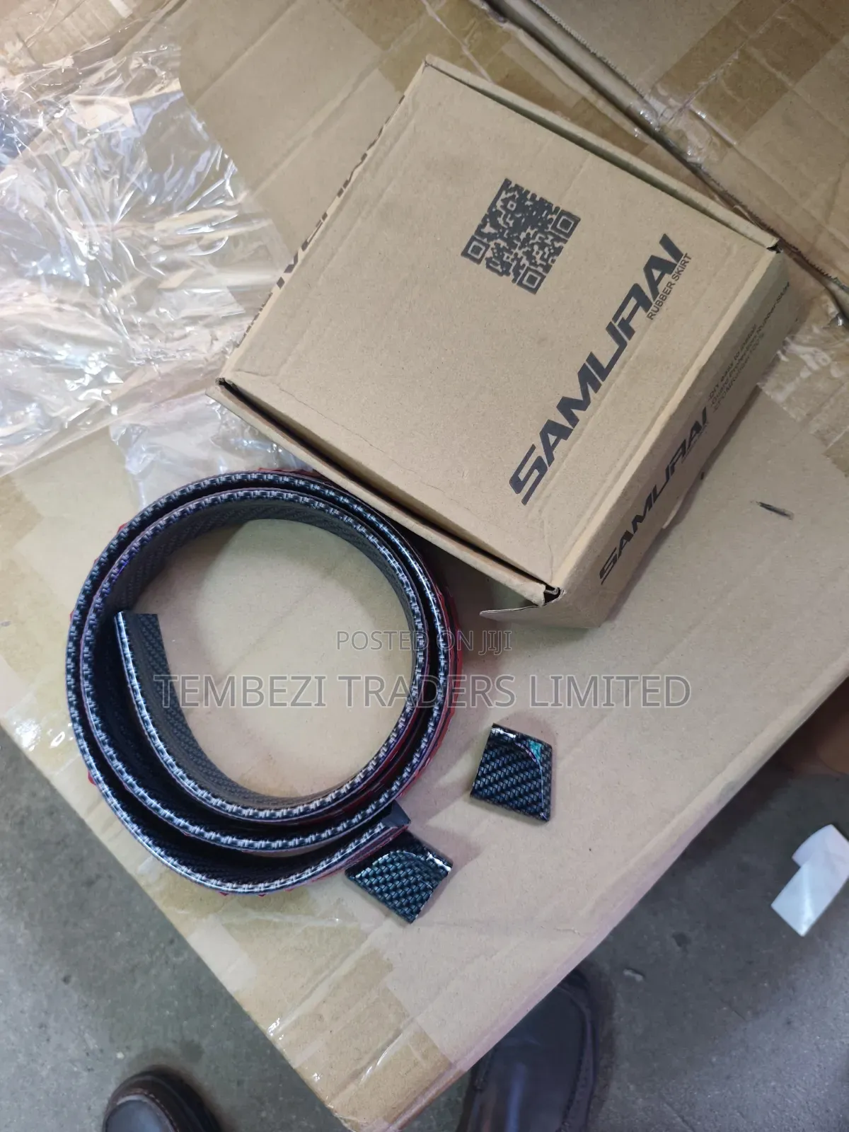 Brand New Universal Samurai Carbon Fiber Flexible Trunk Lip Spoiler