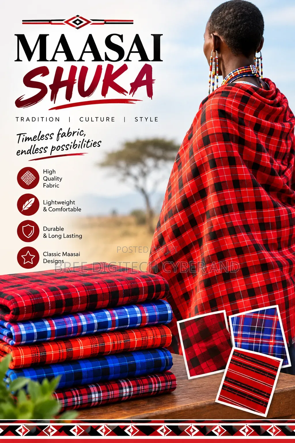 Quality Maasai Shukas