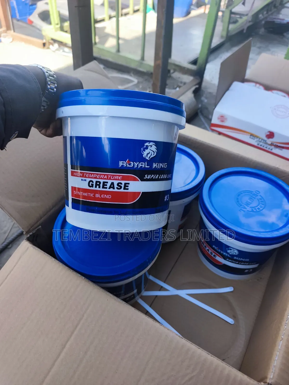 Royal King Blue High Temperature Synthetic Blend Grease #3 - Brand New