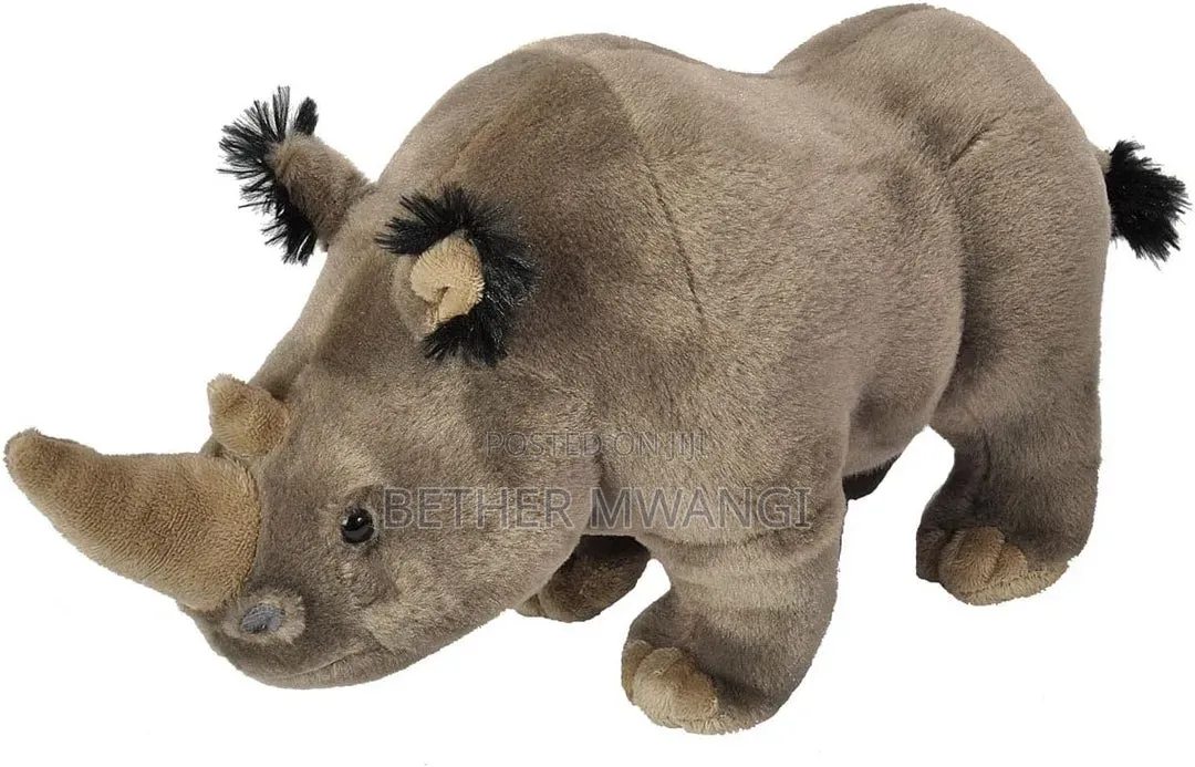 Rhino Stuffed Animal in Kenya