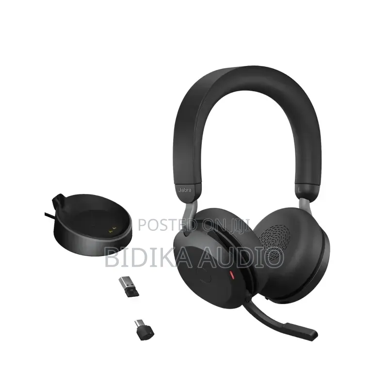 Jabra Evolve2 75 Stereo Headset With Link380a USB-A (