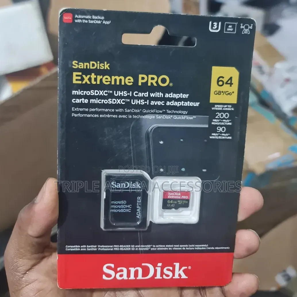 64GB microSDXC,SanDisk Extreme PRO UHS-I Card