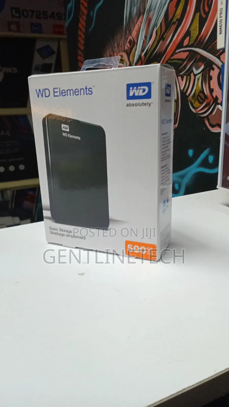 500GB WD External HDD – KSh 3,500 Only