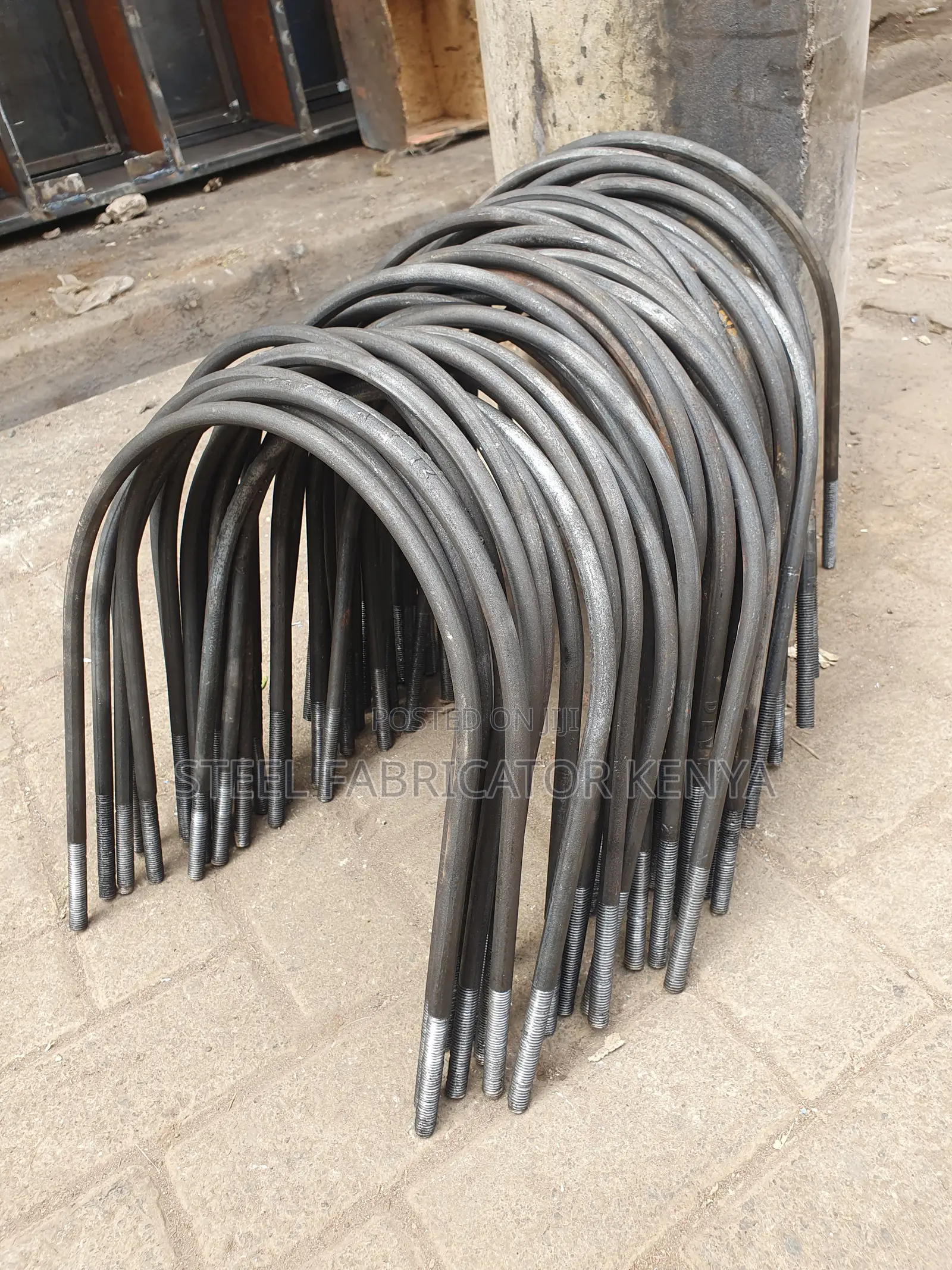 U-Bolt M12 × 800 Mm Galvanized – Pipe Mounting