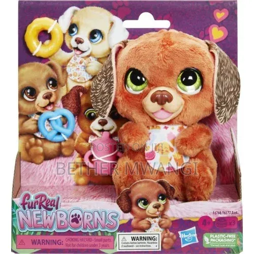 Furreal Newborns - Plush Puppy in Kenya