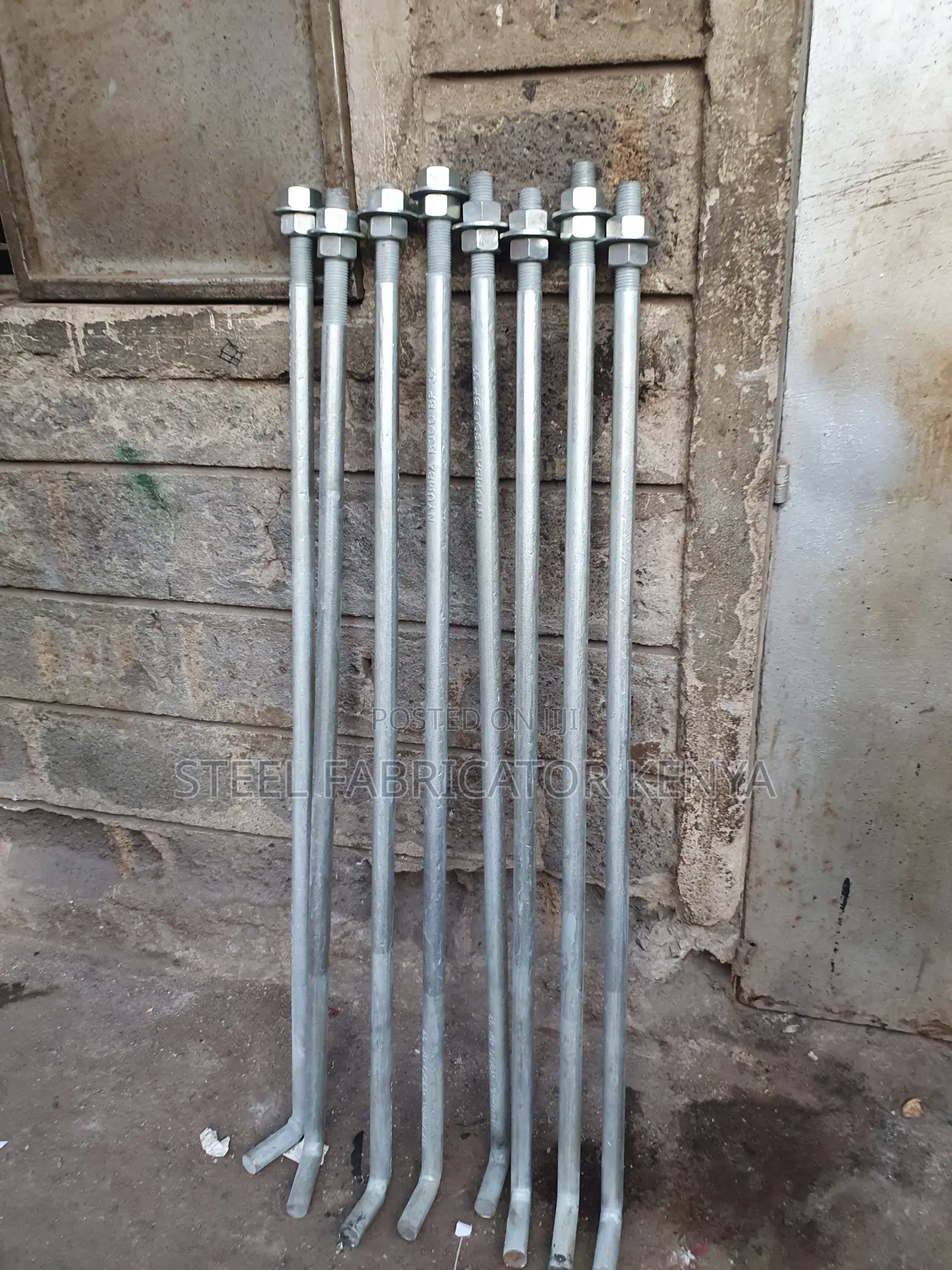 M32 × 1500 Mm Galvanized J-Bolt