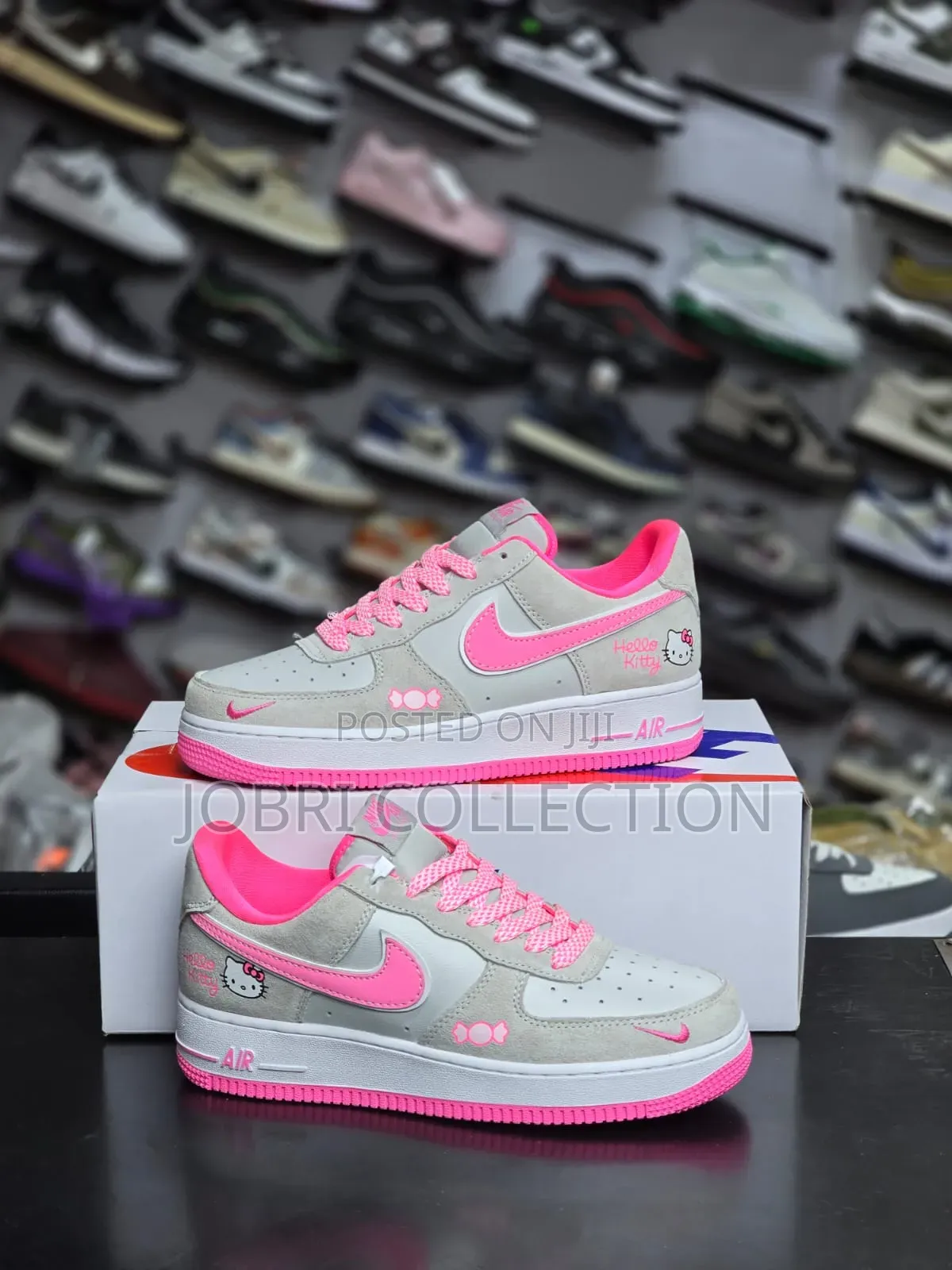 Ladies Nike Air Force 1 Hello Kitty Sneakers
