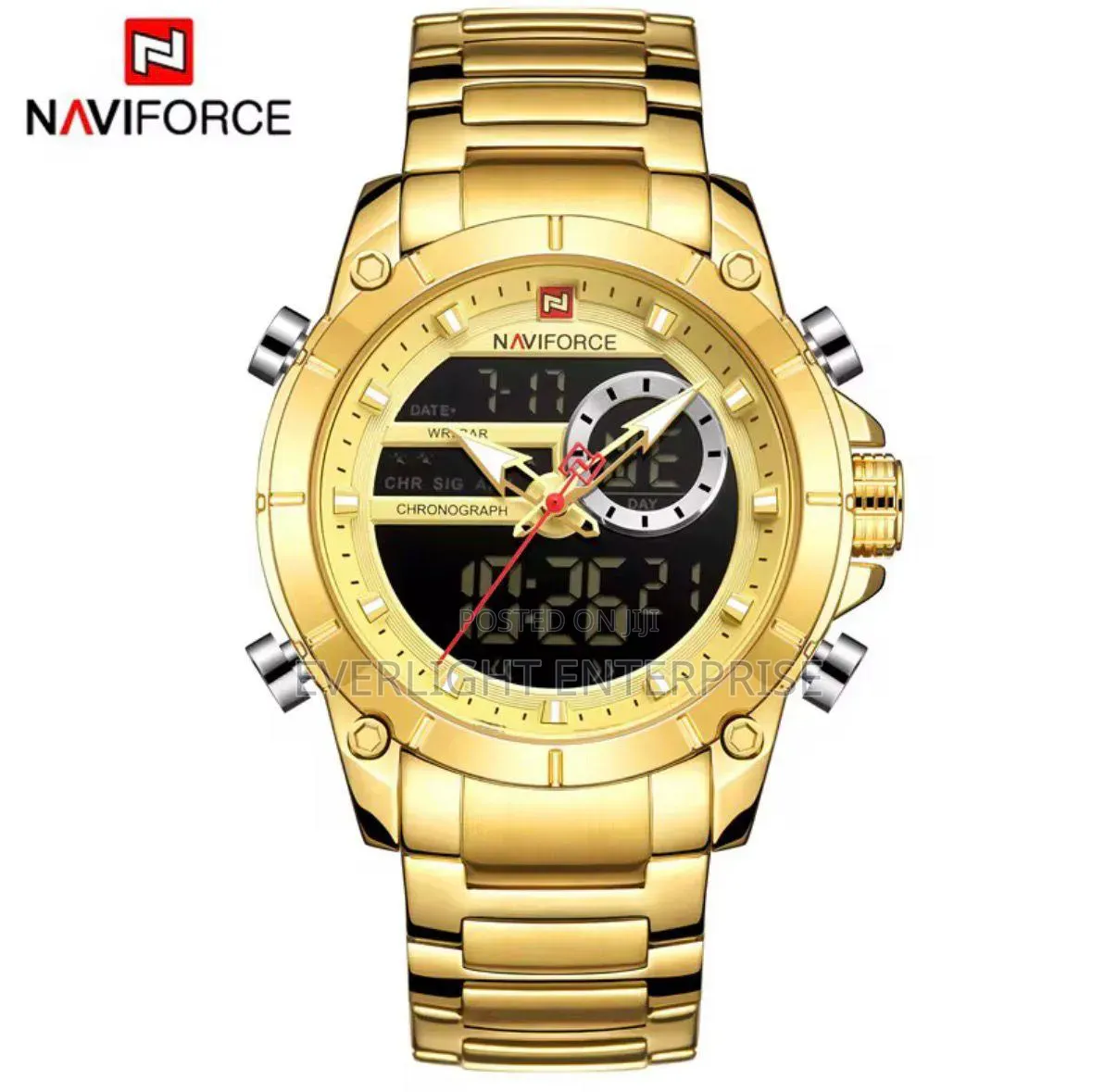 Dual Time Naviforce Gents Watch #Nf9163