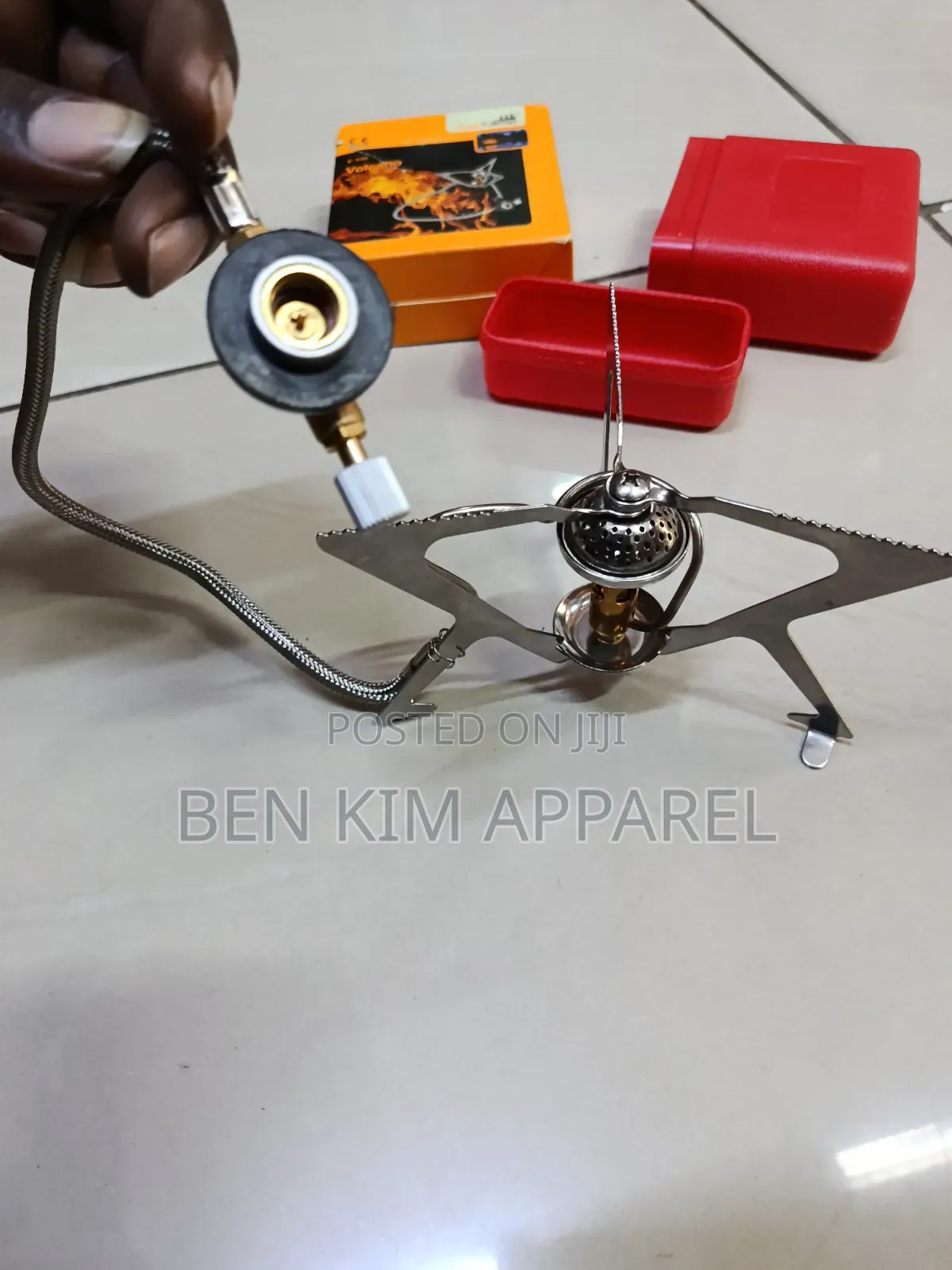 Portable Camping Screw Type Stove160gms Stainless Steel and Brass