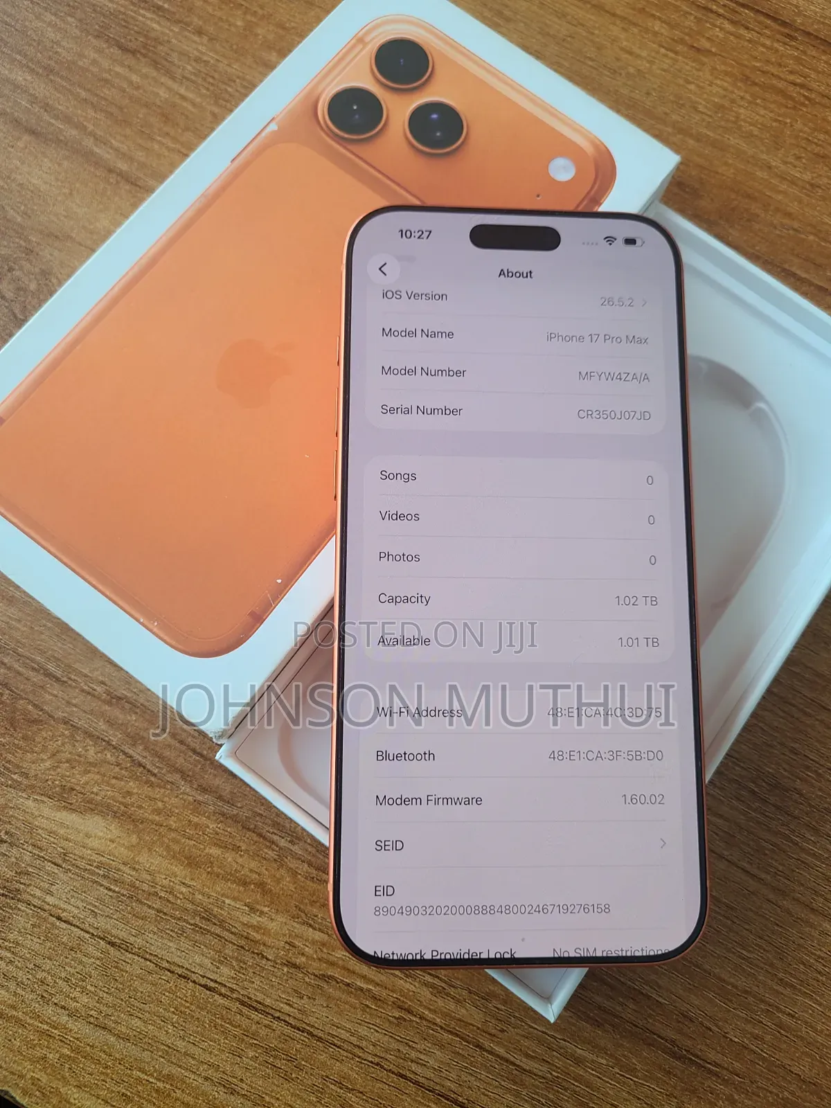 Apple iPhone 17 Pro Max 1 TB Orange