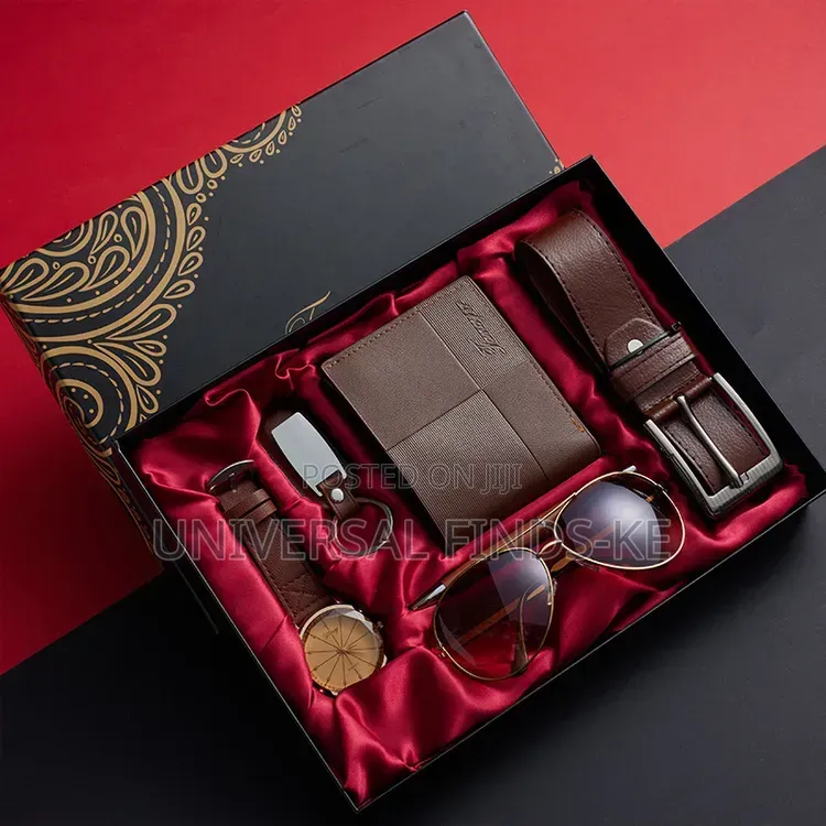 6 Piece Men’s Gift Box Grooming Set for Husband Boyfriend Dad