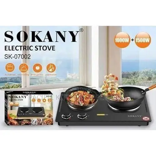 Sokany 2500W Double Electric Hot Plate Cooking Stove