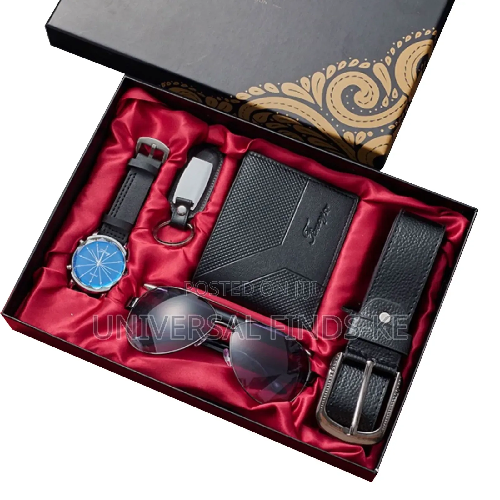 Men’s 6 in 1 Gift Set Premium Grooming Accessories Birthday Gift Box