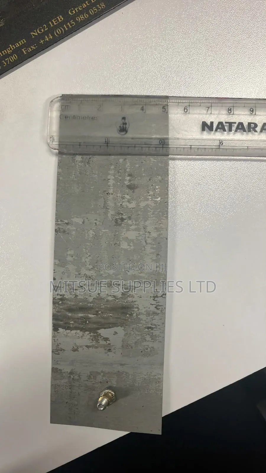 Set of 4 Electrode Zinc Plate