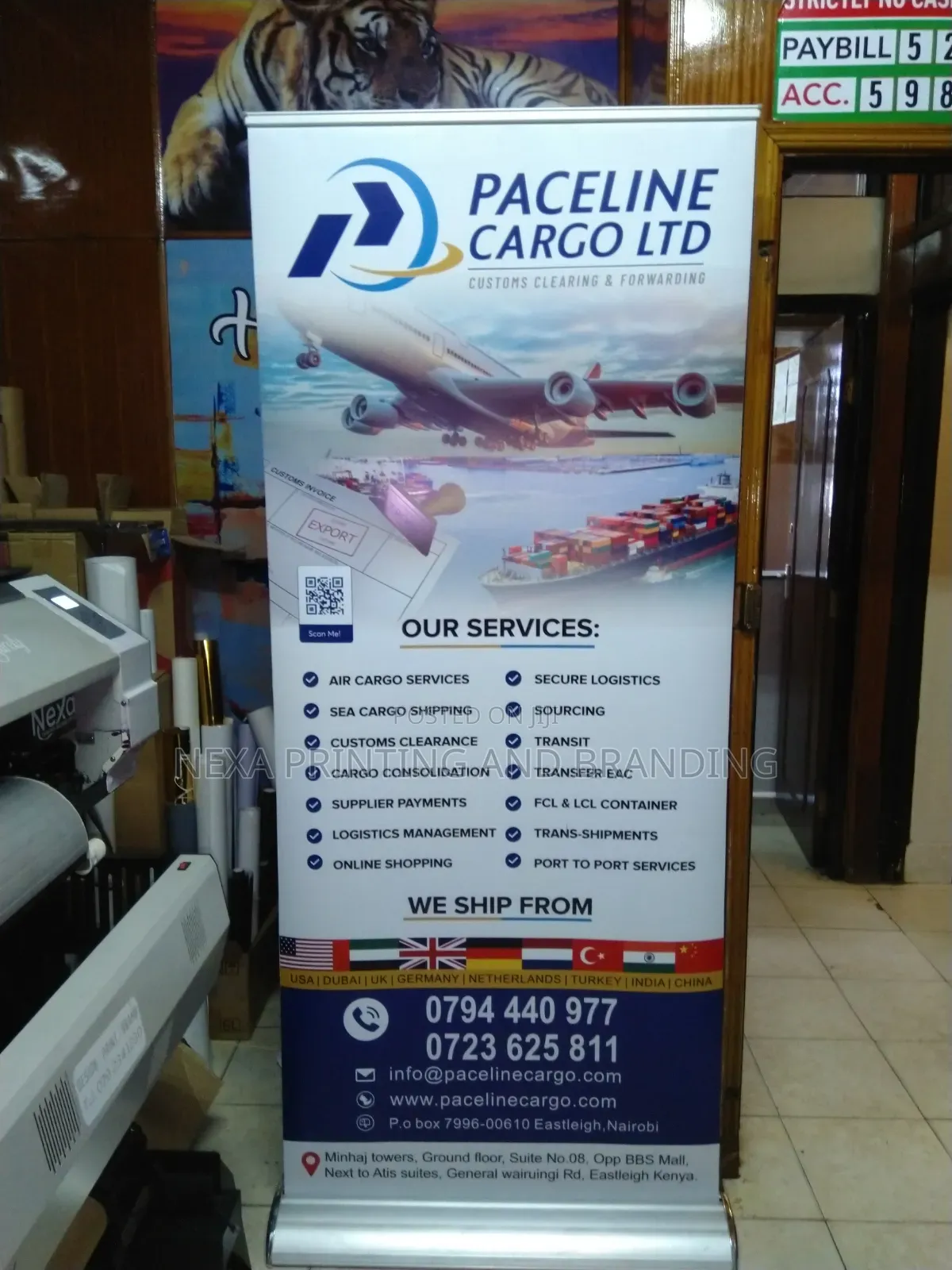 Executive Quality Conplete Broadbase Roll-Up Banner