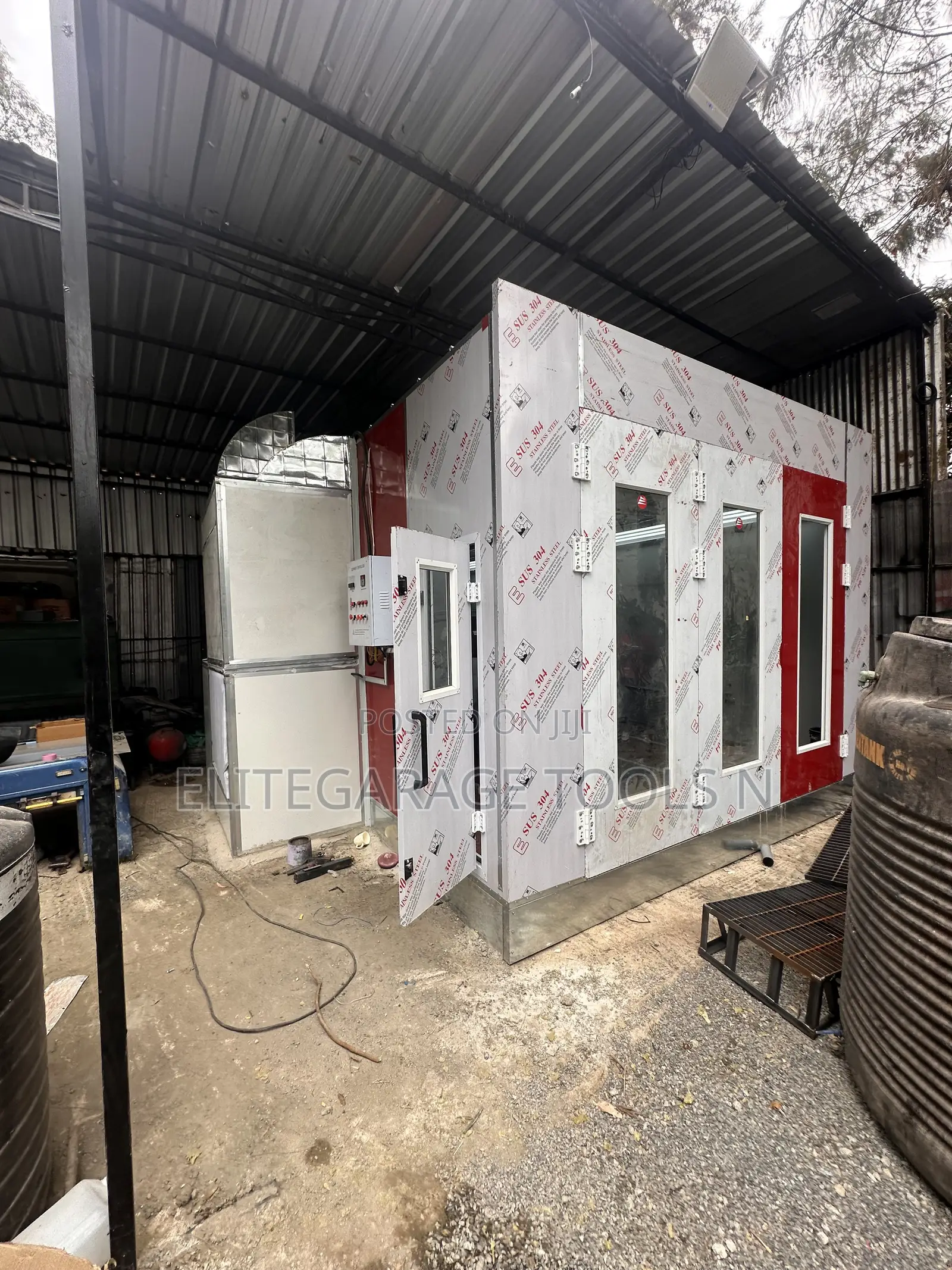 Heavy Duty Commercial Sunshine Italy Three-Phase Spraybooth