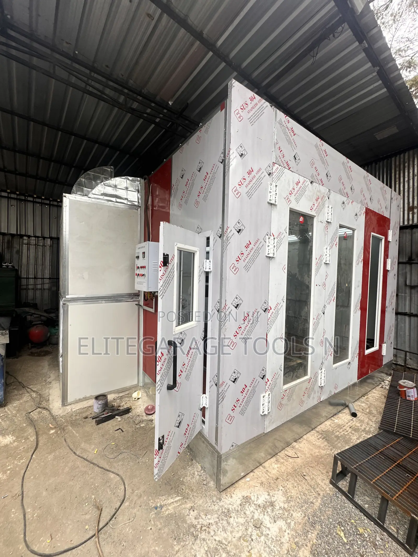 Heavy Duty Commercial Sunshine Italy Three-Phase Spraybooth