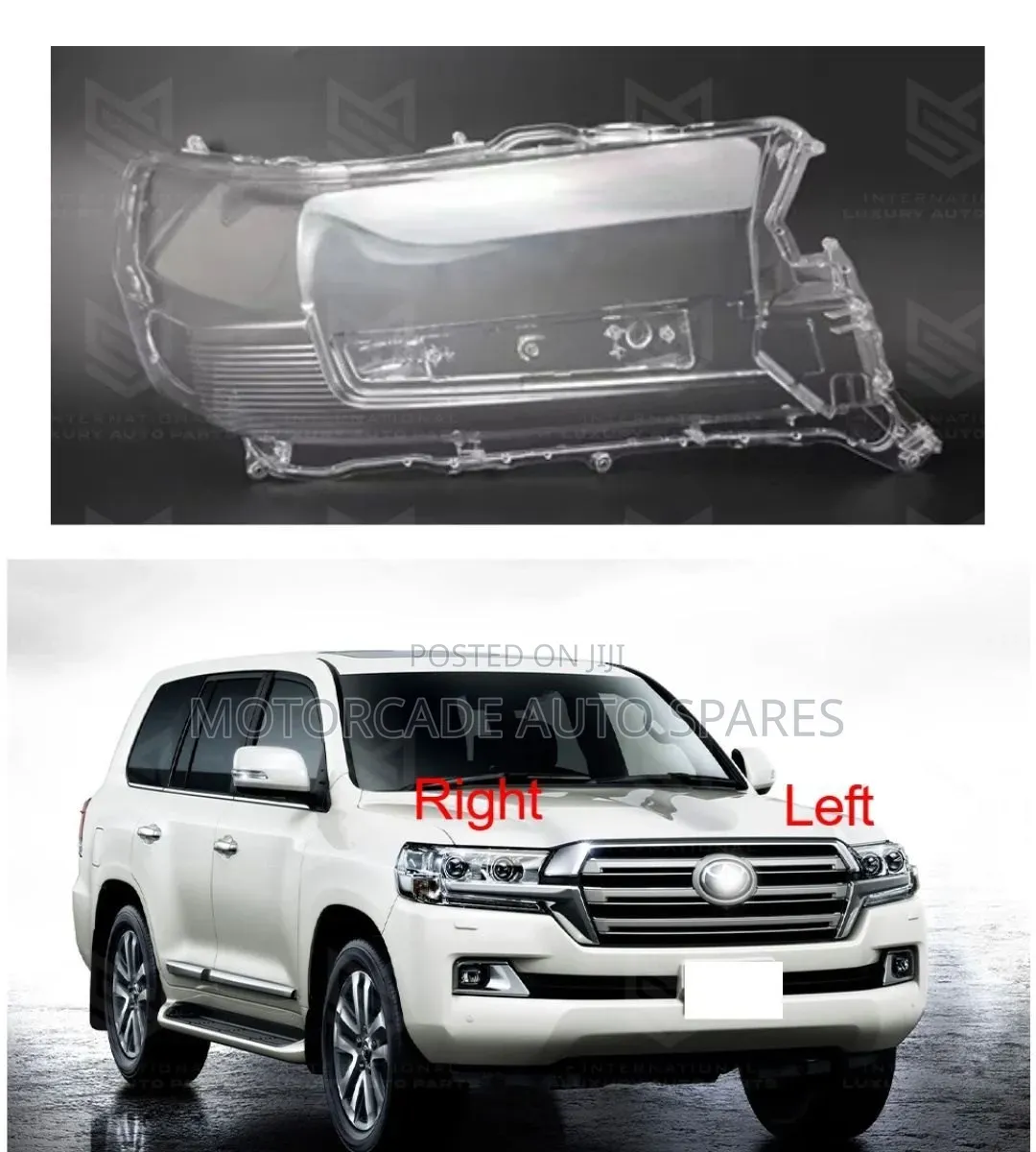 Landcruiser 200 Series 2018-2021 Headlight Glass Lens