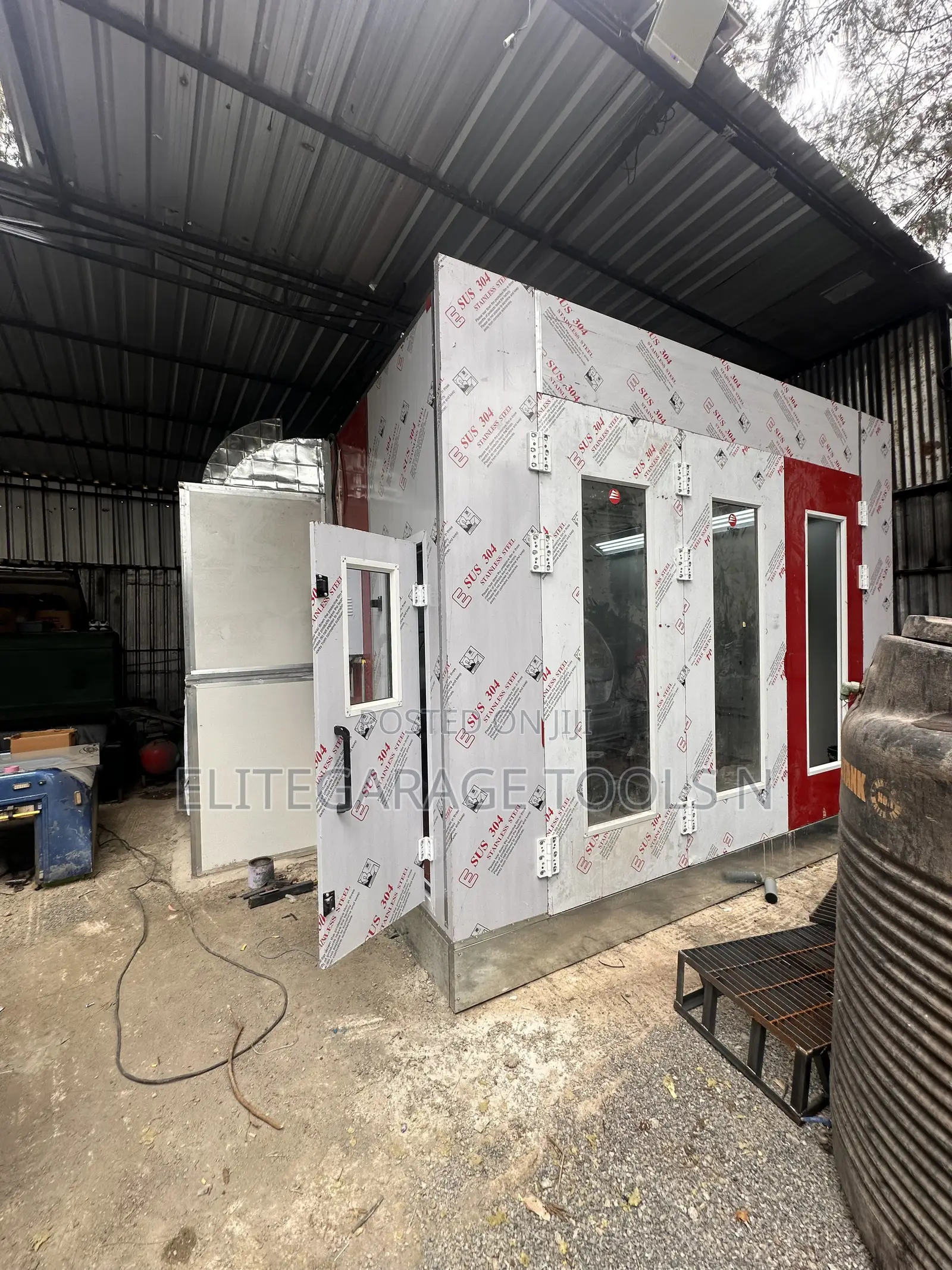 New Technology Sunshine Italy 3-Phase Diesel Powered Spraybooth