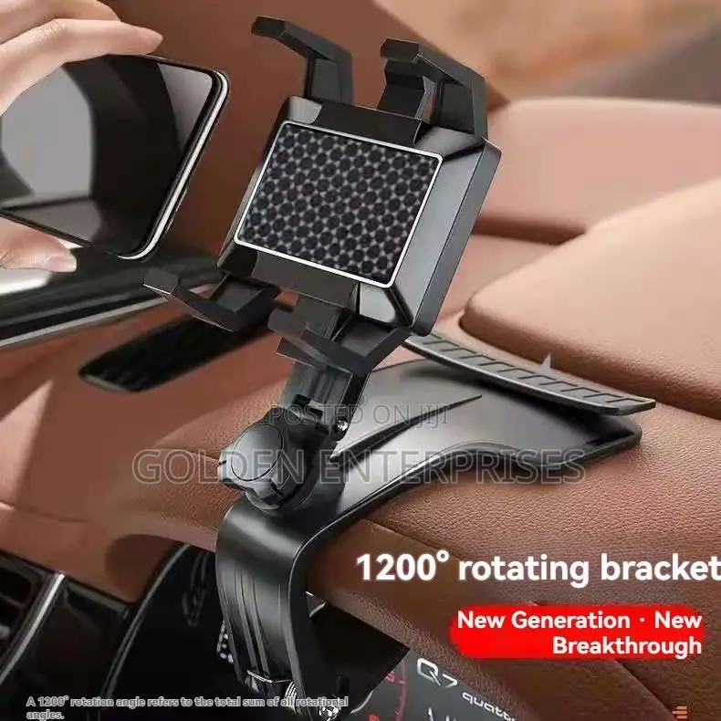 360° Adjustable Car Phone Holder Dashboard Instrument Panel Mount