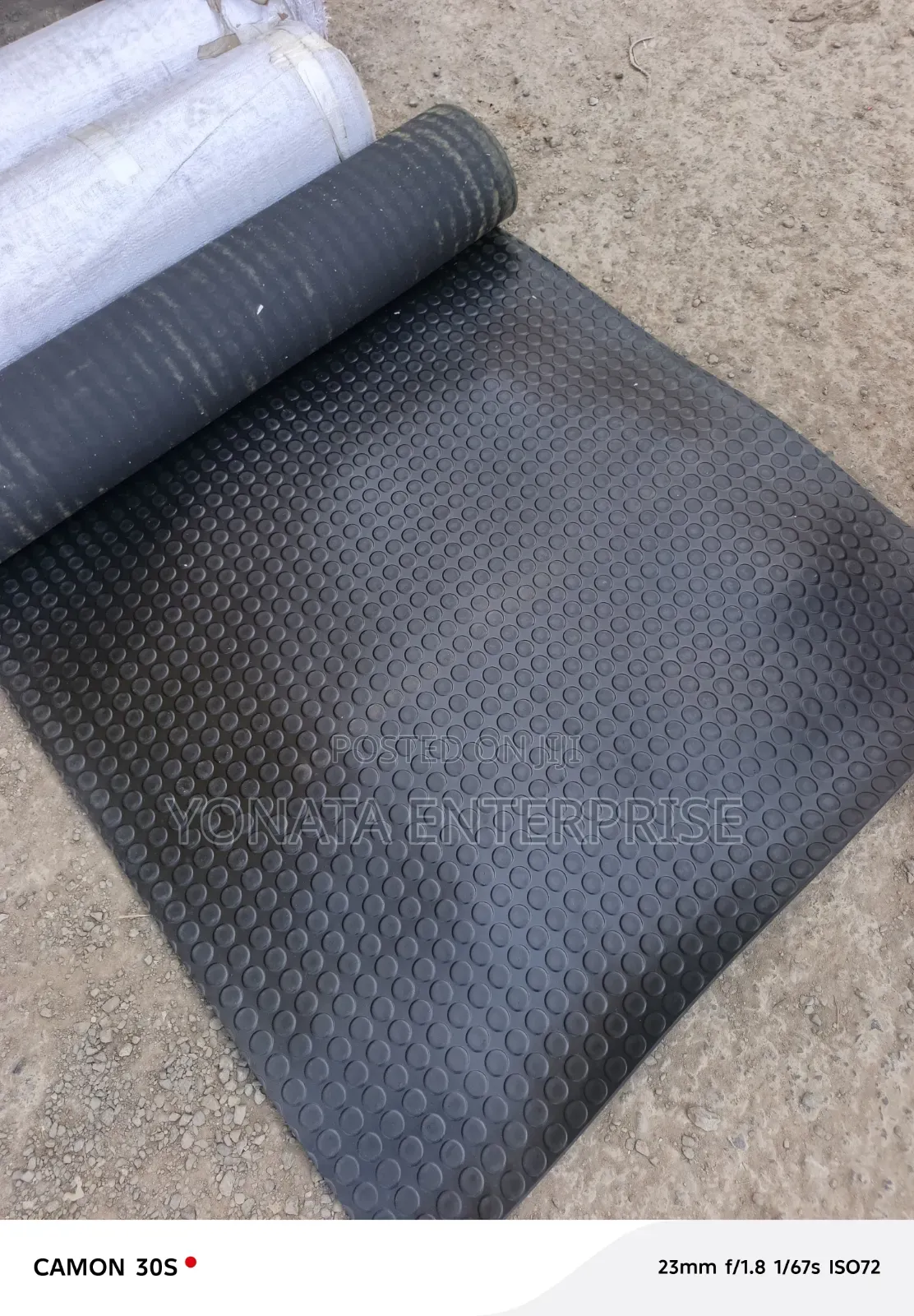 Coin Rubber Mat/Round Stud Rubber Mat 4mm