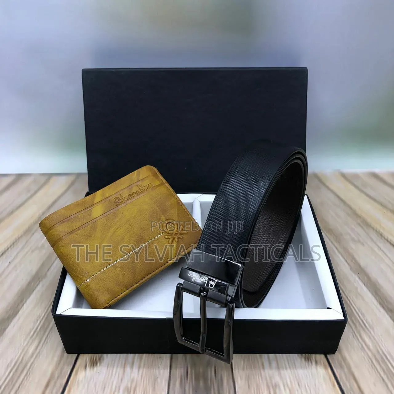 Mixed Brands Belt Wallet Sets
