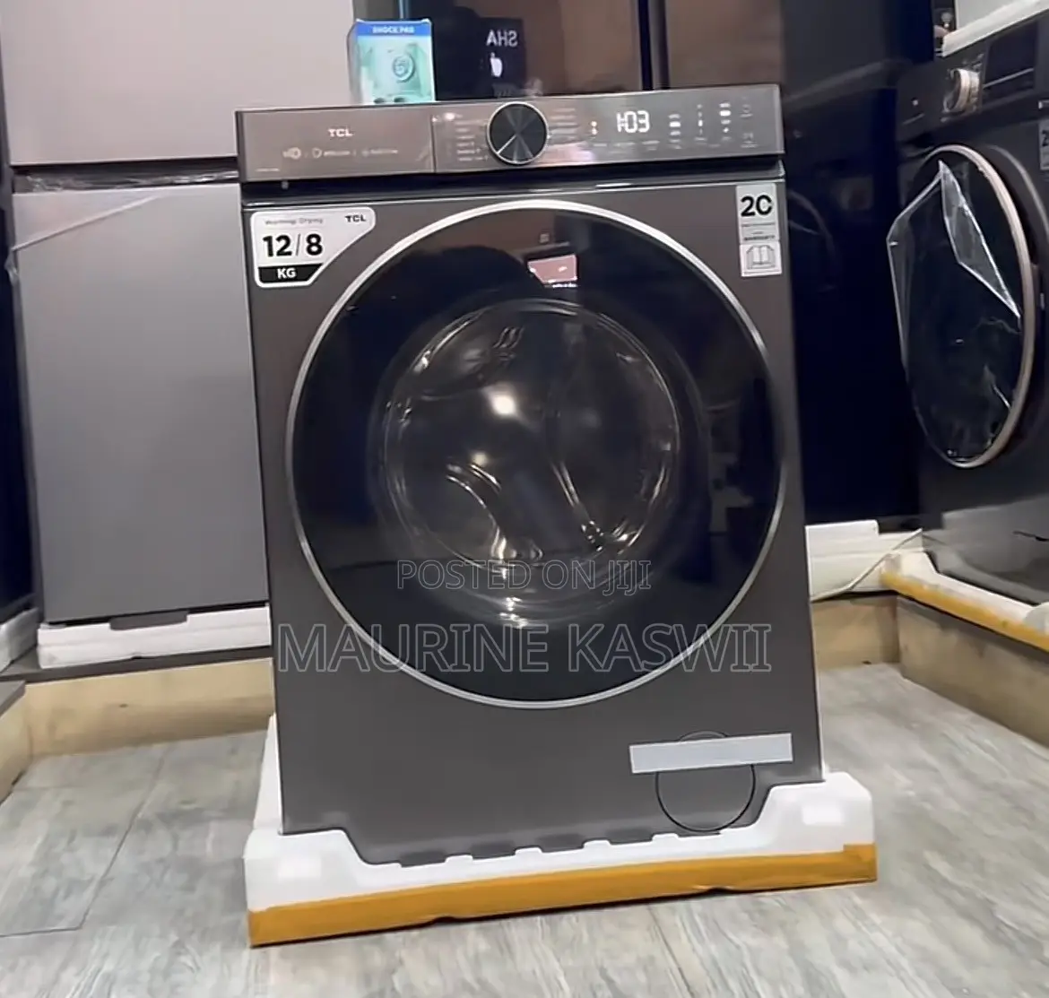 TCL 12/8kg Direct Drive Motor Washing Machines