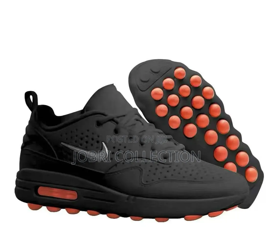 All Black Nike Mind X Airmax 1 Golf Sneakers