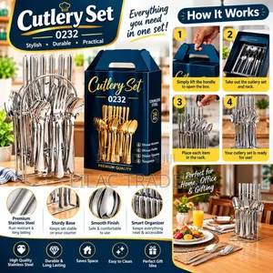 *24pc Silver Cutlery Set* Je