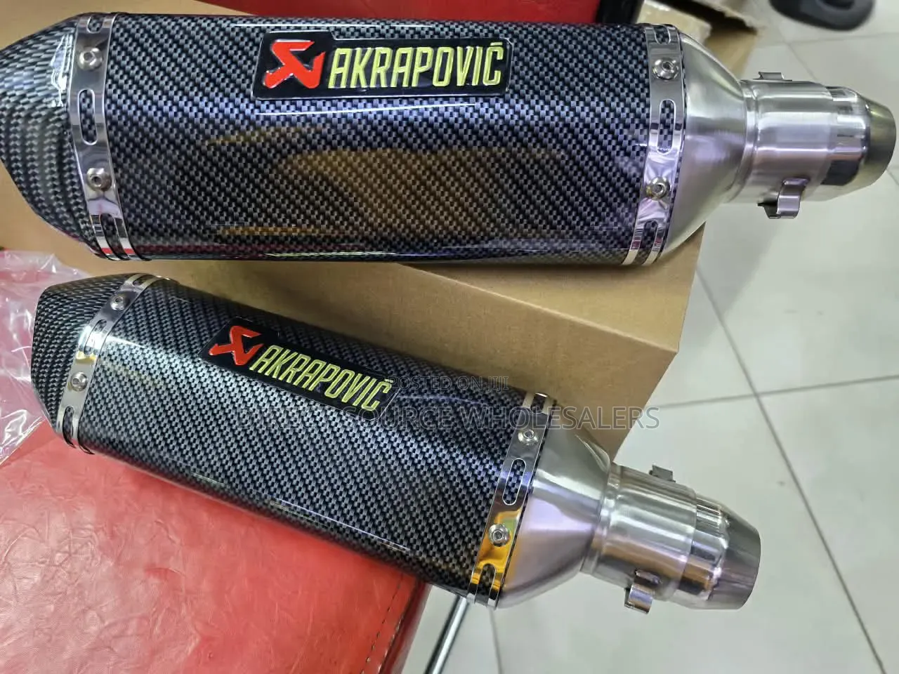 Akrapovic Carbon Fiber Motorcycle Exhaust