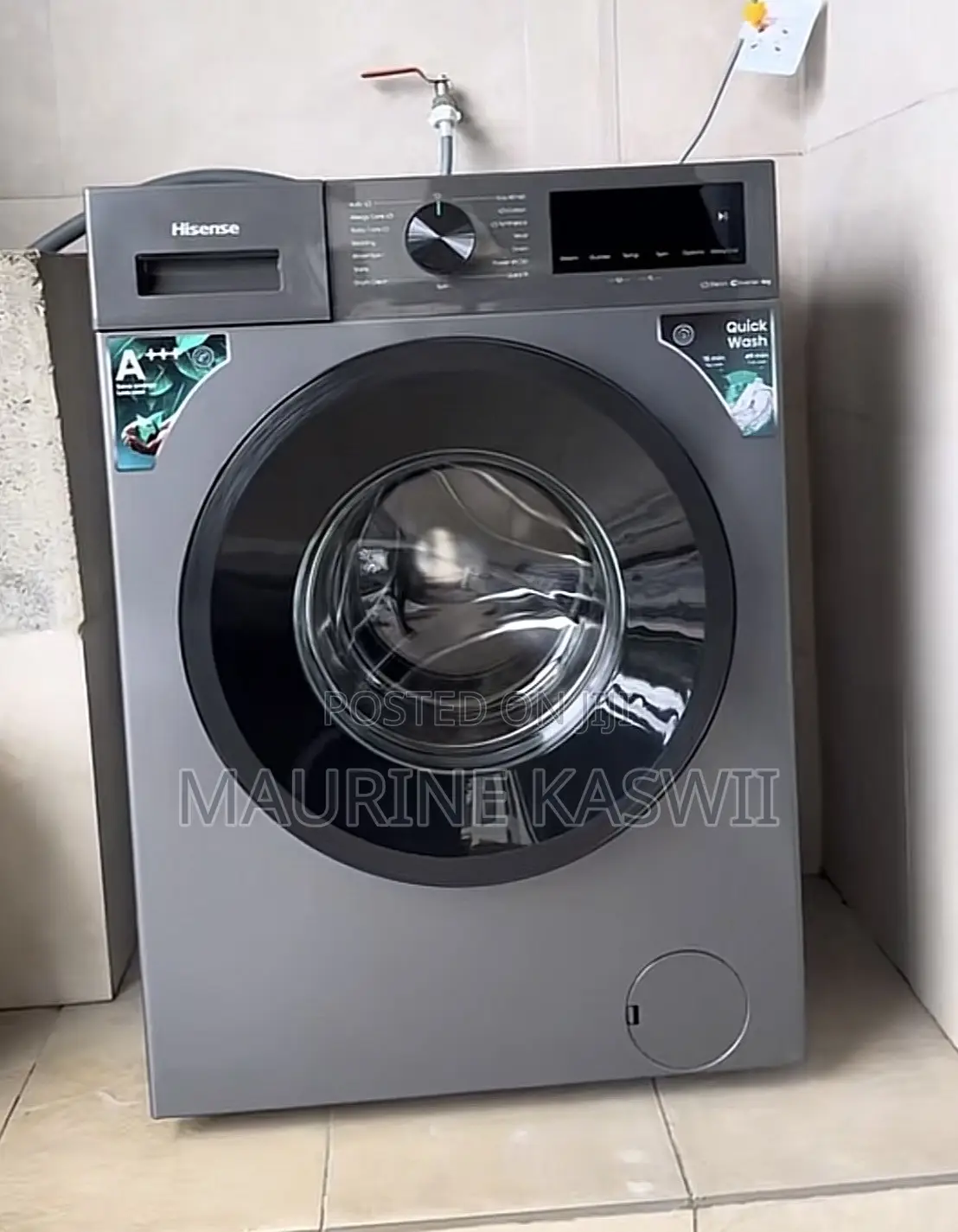 Hisense 6Kg WFVC6010S Front Load Washing Machine With Free Cover