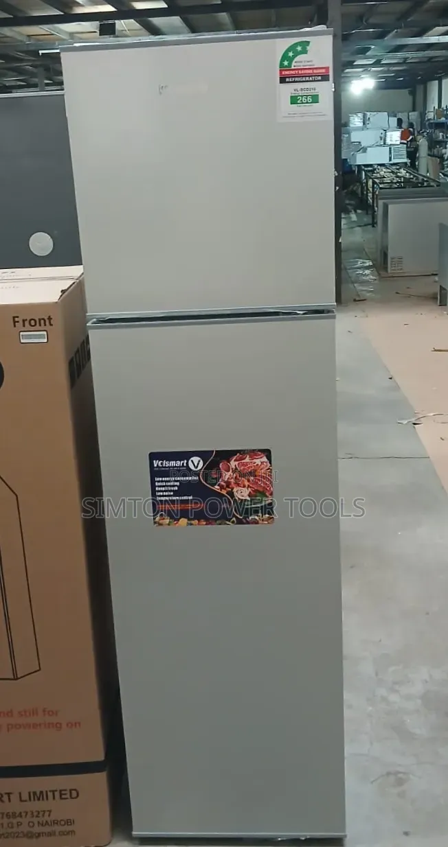 Volsmart VL-BCD210 210L Double Door Refrigerator.