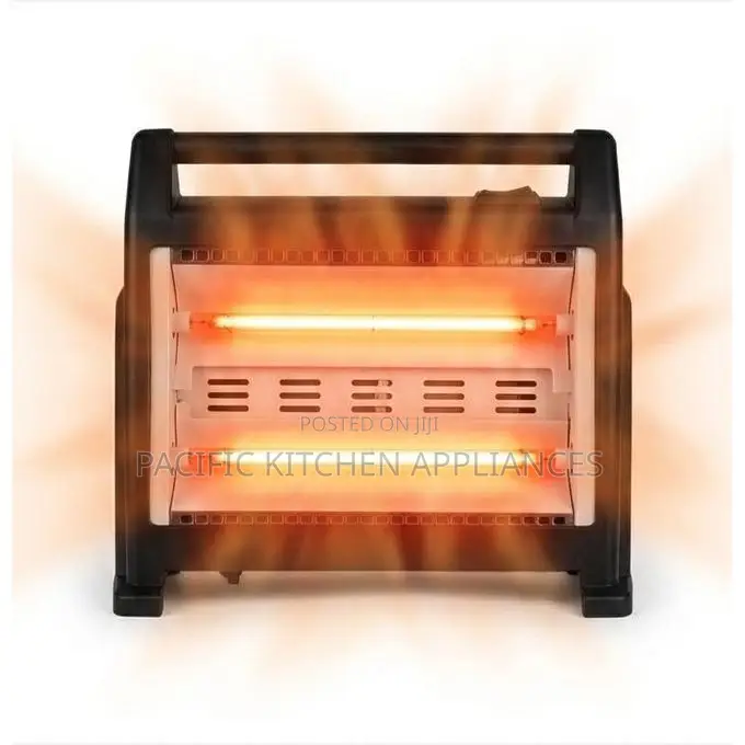 Black Tlac Quartz Room Heater With Humidifier