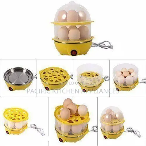 Double Layer Egg Boiler Egg Vegetable/Corn Steamer,
