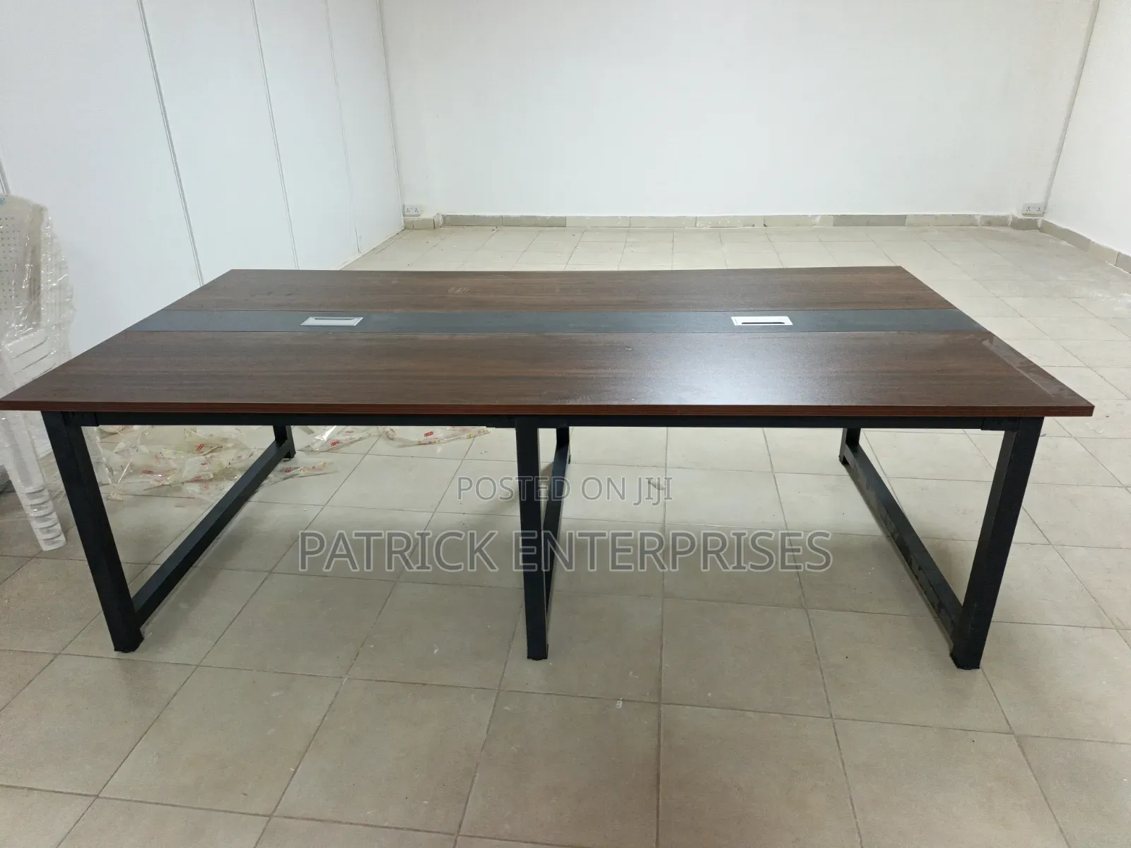 Modern 2.4-Meter Rectangular Office Boardroom and Conference Table