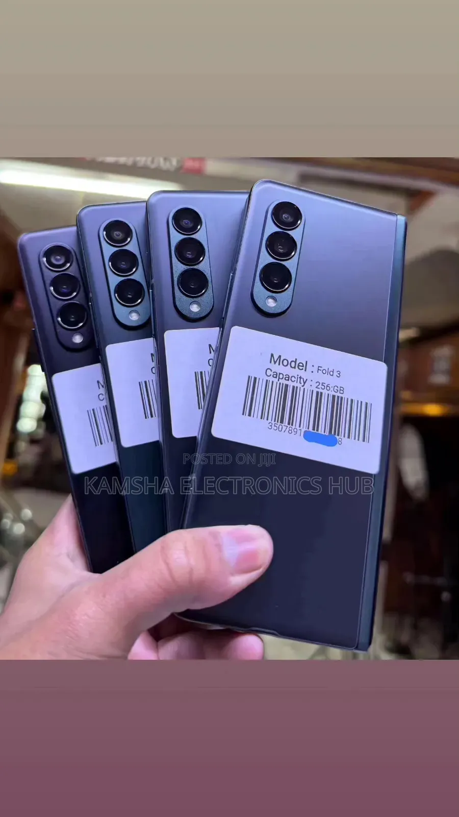 New Samsung Galaxy Z Fold3 5G 512 GB Black