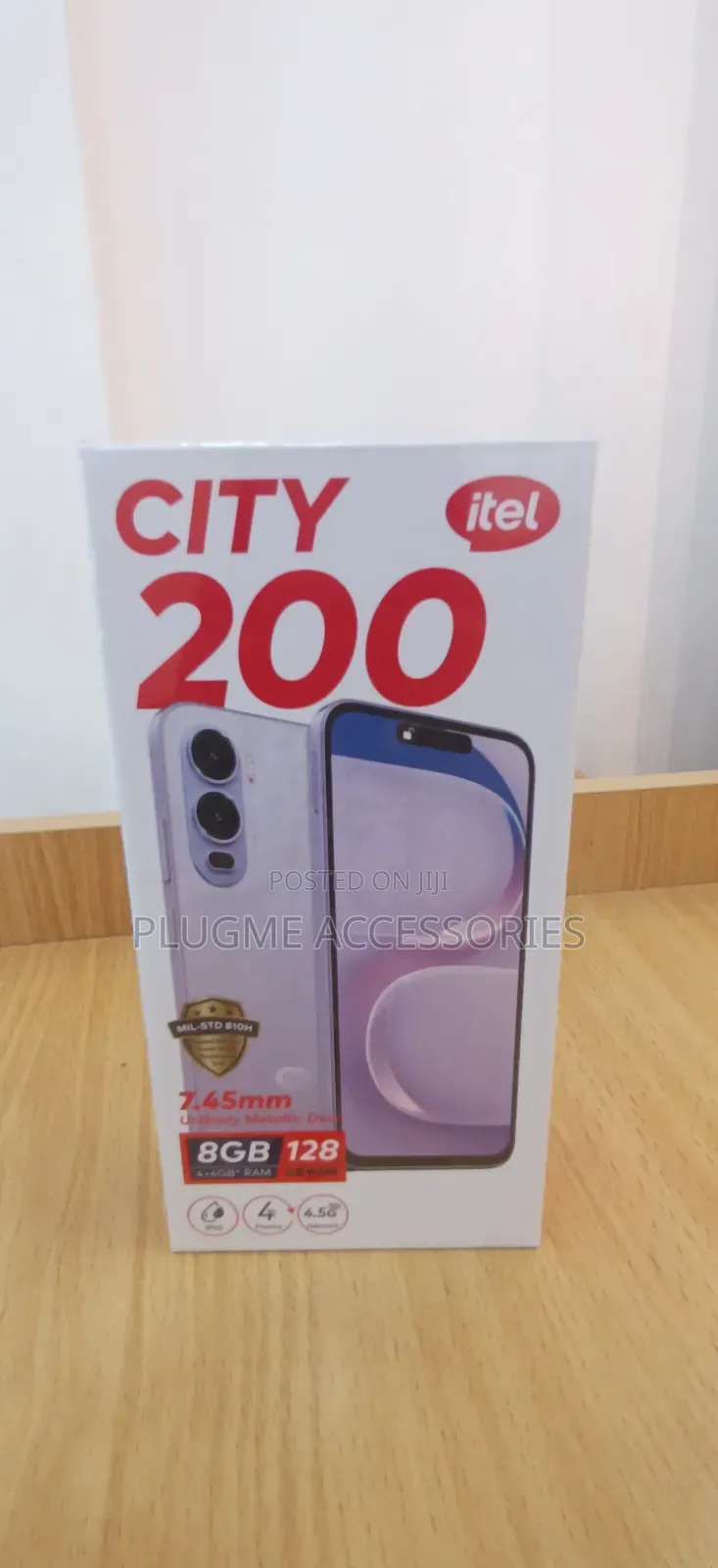 New Itel City 200 128 GB Silver