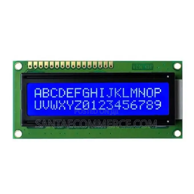 16×2 Character LCD Display Module (Blue Backlight) for Electronics